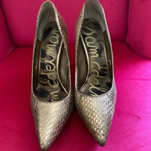 Sam Edelman gold heels
